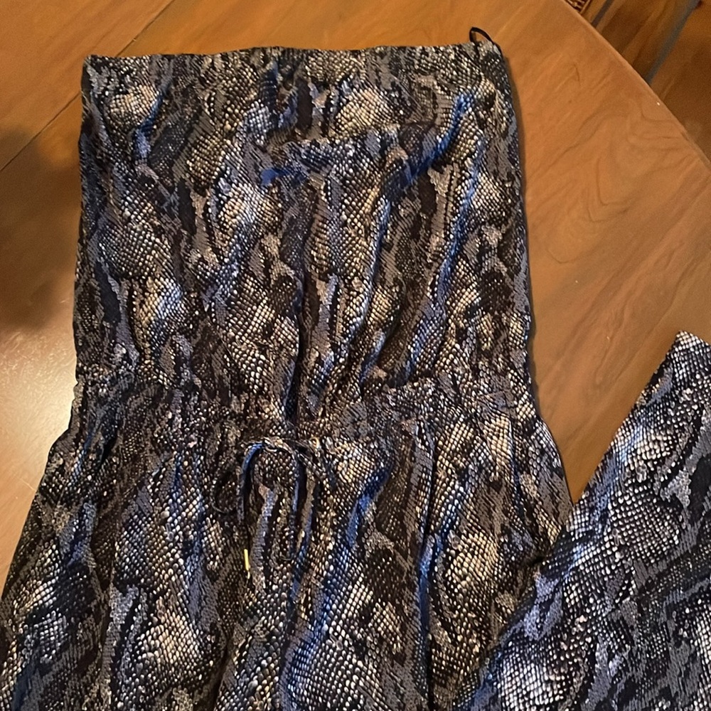 Express snakeskin jumpsuit